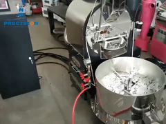 नियंत्रण कैबिनेट से लैस सटीक पीकेएफ श्रृंखला कॉफी रोस्टर, बुद्धिमान रोस्टिंग कॉफी