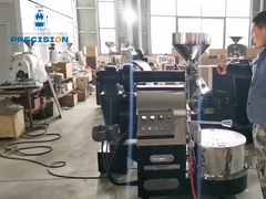 6 किलो कॉफी रोस्टर को शरीर के रंग, लोगो और शीतलन प्लेट के साथ अनुकूलित किया जा सकता है