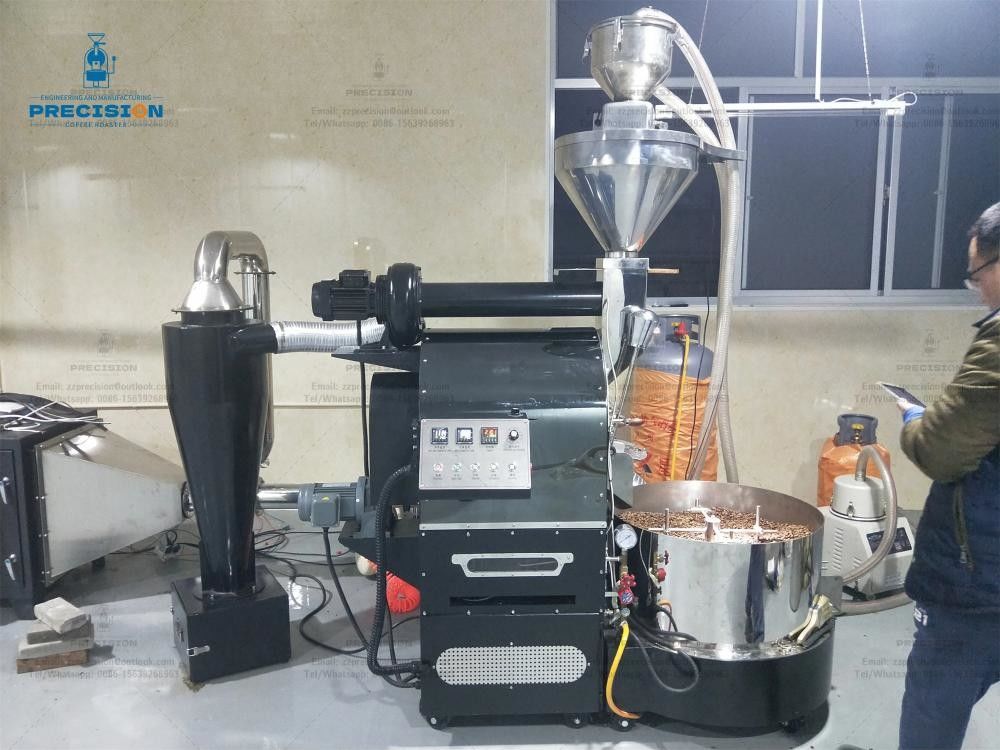औद्योगिक कोलंबिया कॉफी बीन्स रोस्टर कॉफी बीन्स ऑर्गेनिक बेकरी मशीन कॉफी रोस्टेड बीन्स उत्पादन मशीन
