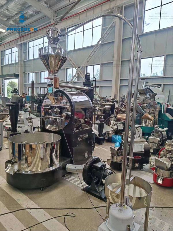 वाणिज्यिक ग्रेड कॉफी बीन रोस्टर गर्म हवा रोस्टिंग विधि रंग अनुकूलित करें