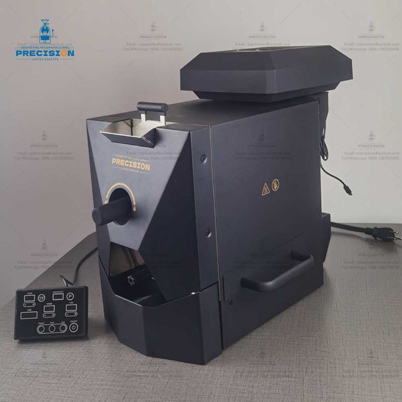 220V 2000W ब्लैक व्हाइट बीन रोस्टर होम कॉफी रोस्टर मशीन पूर्ण गर्म हवा बेकिंग के साथ