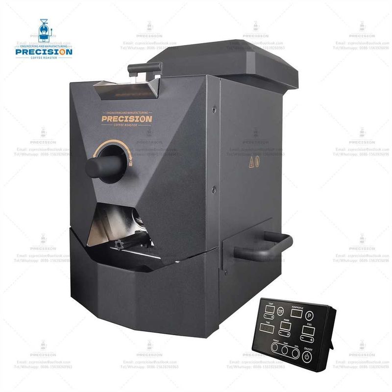 220V 2000W ब्लैक व्हाइट बीन रोस्टर होम कॉफी रोस्टर मशीन पूर्ण गर्म हवा बेकिंग के साथ