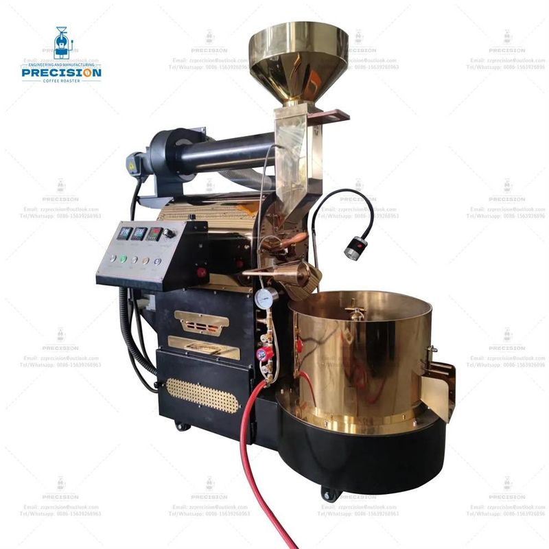 स्टेनलेस स्टील इलेक्ट्रिक गैस प्रकार 5Kg 10Kg 15Kg कॉफी रोस्टिंग मशीन कॉफी रोस्टर