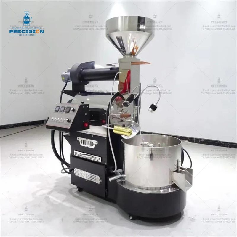 स्टेनलेस स्टील इलेक्ट्रिक गैस प्रकार 5Kg 10Kg 15Kg कॉफी रोस्टिंग मशीन कॉफी रोस्टर