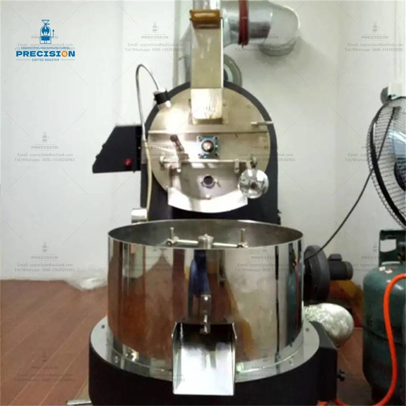 स्टेनलेस स्टील इलेक्ट्रिक गैस प्रकार 5Kg 10Kg 15Kg कॉफी रोस्टिंग मशीन कॉफी रोस्टर